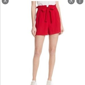 Maje red shorts